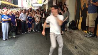 Hamilton Choreographer Andy Blankenbuehler Performs Original Choreography at #Ham4Ham 8/3/15