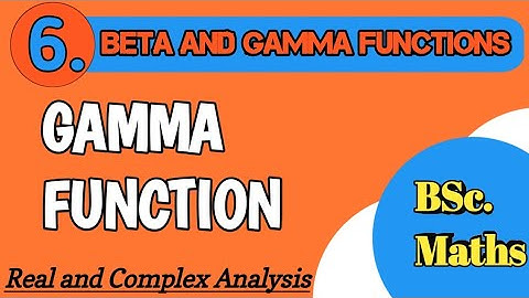 Gamma Function | Recurrence Formulae | Beta and Gamma Functions Lecture-6