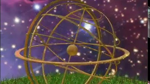 Animation Sphere Armillaire