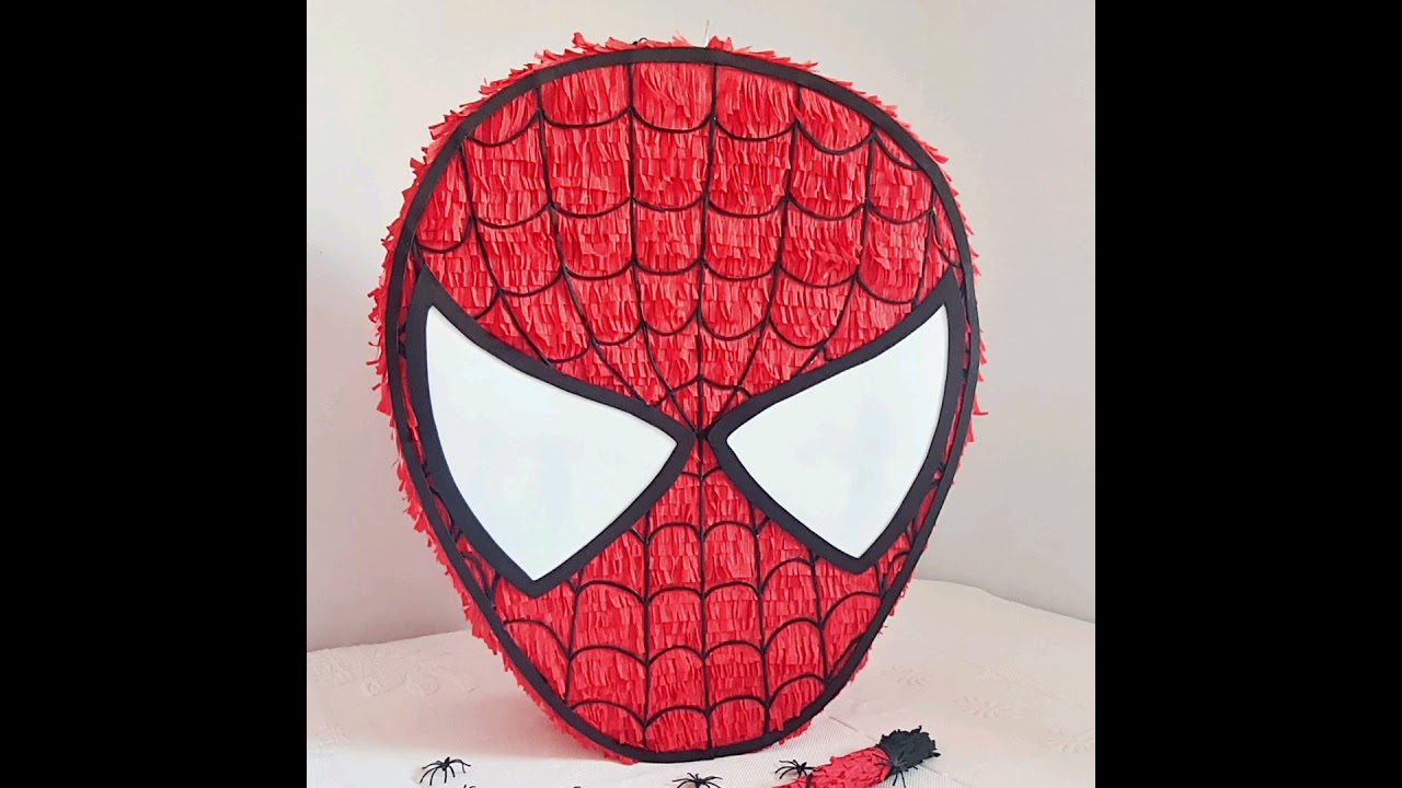 Spiderman piñata paso a paso / cómo hacer una piñata de #spiderman super  fácil de hacer #piñata 