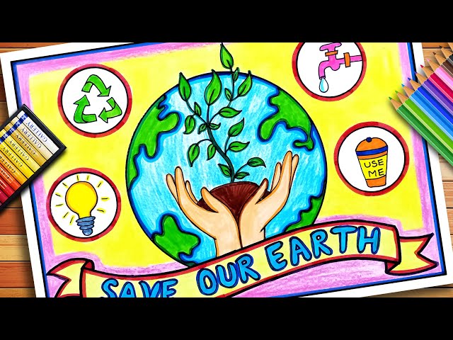 Poster on Save Earth – India NCC-saigonsouth.com.vn