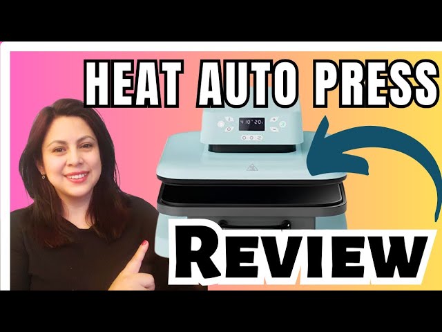 Review the HTVRont Auto Heat Press - The Crafty Blog Stalker