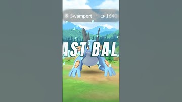 Swampert and Last ball 🥺 || Mega Swampert raid #pokemon #anime
