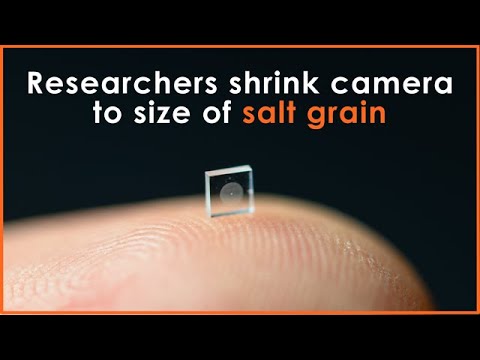 This ultra-compact camera is the size of a grain of salt
