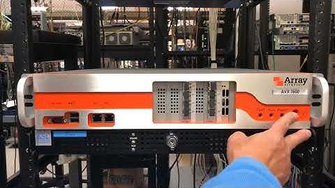 AVX Basics Part 3: Rack, Power Up and Initial Configuration on the AVX 7600