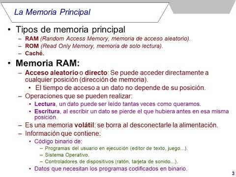 Video: ¿Qué tipo de RAM se utiliza para la memoria principal del sistema?
