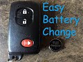 Toyota Remote Battery Replacement