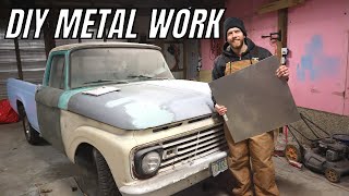 How to Make Patch Panels | 1963 Ford F100 Rust Repair