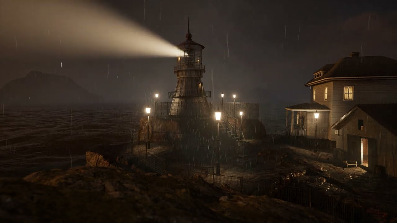 Obejrzyj Lighthouse in Stormy Night: Relaxing Rain, Ocean Waves & Occasional Thunder Sounds for Sleep w YouTube Obejrzyj Lighthouse in Stormy Night: Relaxing Rain, Ocean Waves & Occasional Thunder Sounds for Sleep w YouTube