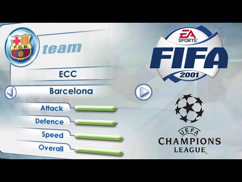 [PC] | FIFA 2001 | FC BARCELONA | PROFESSIONAL | LONGPLAY | ECC - CHAMPIONS LEAGUE