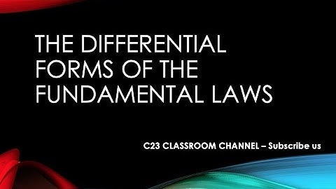 Differential Form Note 02 - Continuity equation for cartesian coordinate.