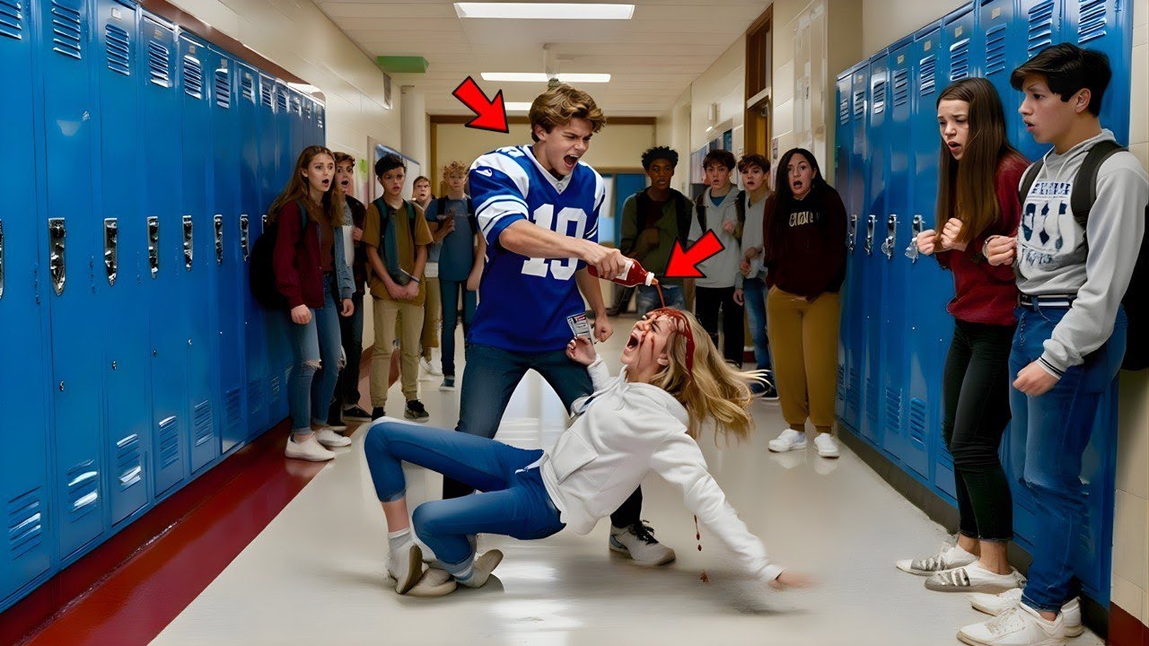 ВЫРУБИЛА школьного хулигана с ОДНОГО УДАРА. Хотели поиздеваться над девочкой. Не знали КТО ее ТЕТЯ..