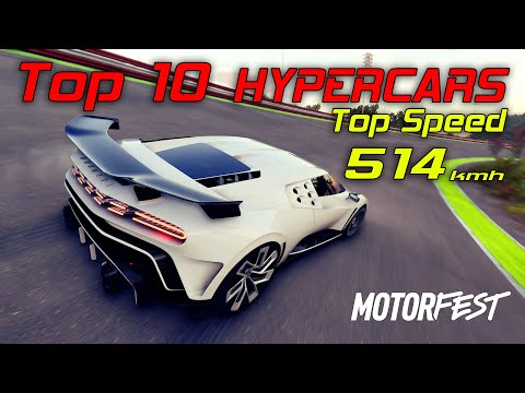 Видео: Top 10 fastest HYPERCARS in THE CREW MOTORFEST ⭐ TOP SPEED 514 km/h!!!