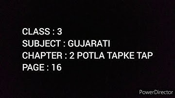 Class 3rd, gujarati, chapter - 2, potla tapke tap