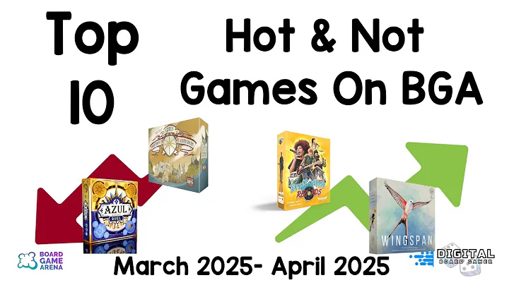 Top 10 Hot and Not Game on BGA of April. A look at the Top Games on Board Game Arena