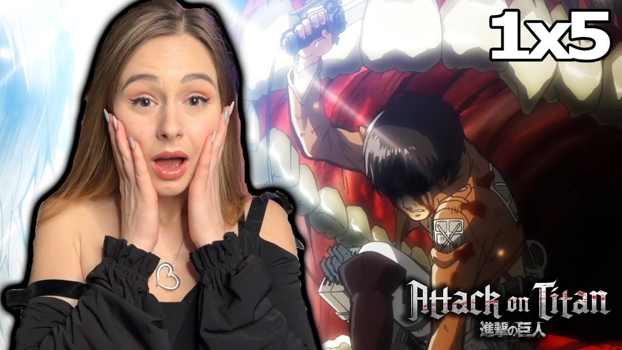 EREN DIED!? NON-ANIME FAN Reacts to ATTACK ON TITAN S1 Episode 5 | ANIME REACTION