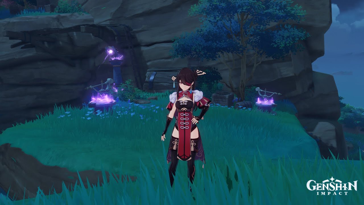 Jakotsu Mine Electro Arrow Puzzle ft. Beidou - Genshin Impact