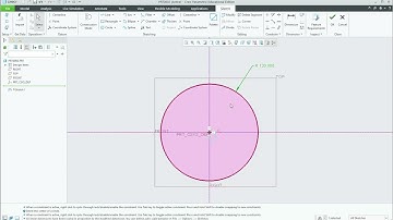 ENGR 10 Creo Circle Measurement Radius Diameter