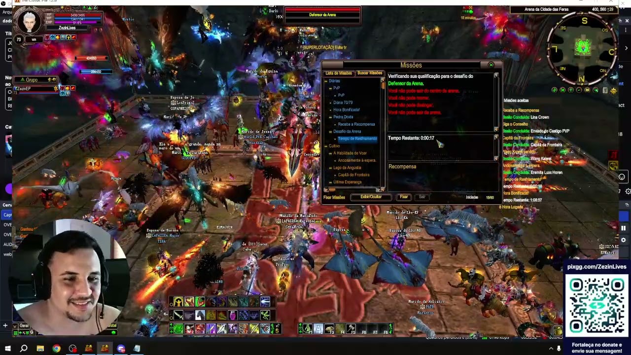 COMO FAZER O DESAFIO DA ARENA-DIARIA NO PERFECT WORLD THE CLASSIC 1.2.6!