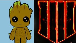 Black Ops 4 Baby Groot Emblem