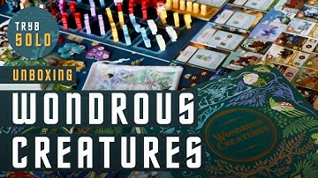 🇬🇧 Wondrous Creatures | unboxing (base game + expansions)