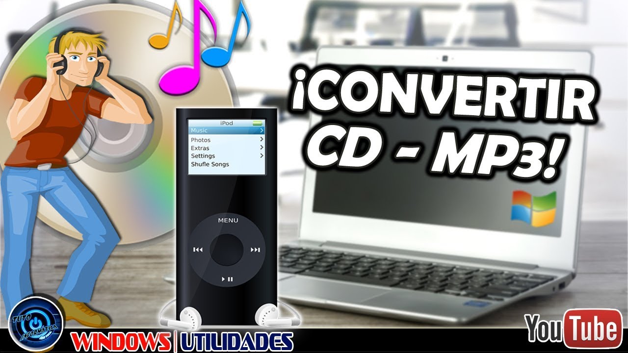 CONVERTIR CD A FORMATO MP3? YouTube