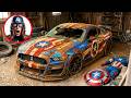 24 Jam Merestorasi Mobil Superhero Captain America yang Terbengkalai