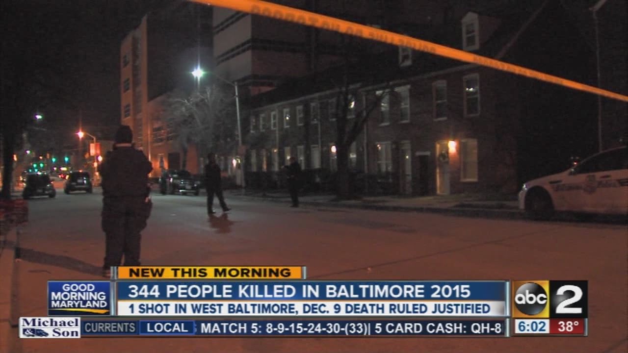 Baltimore ends 2015 with 344 murders YouTube
