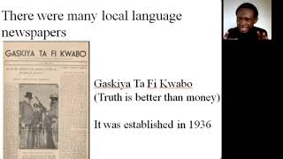 Characteristics of the Early Press in Nigeria