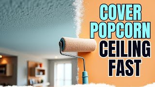 How to Cover Popcorn Ceiling Without Removing It 😲 (Fast   Cheap!)