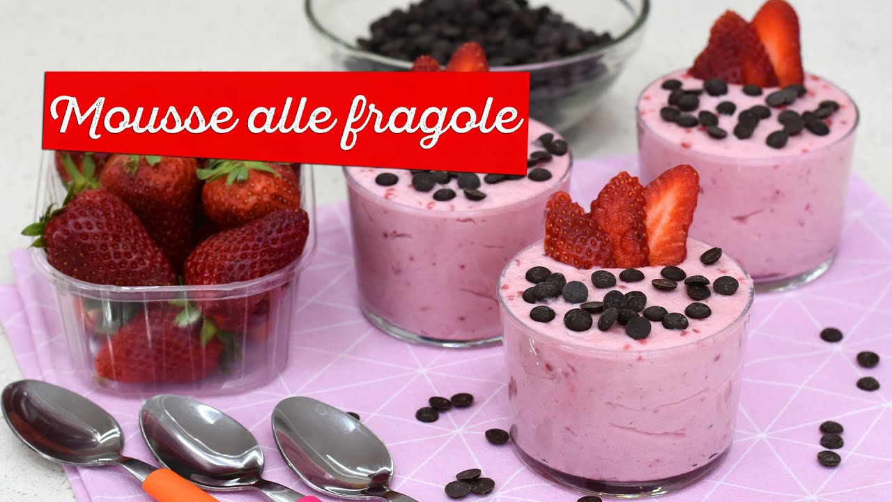 Mousse di fragole: dessert fresco e buonissimo!