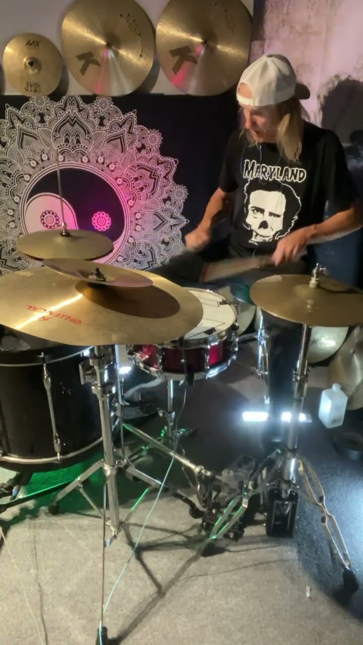 February 11, 2024 - Brian Foster playing drums, February 11, 2024
