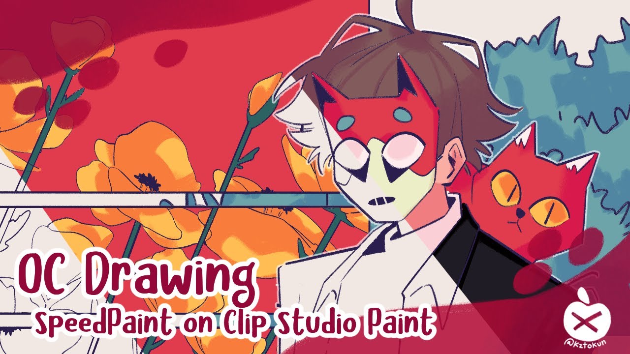 [Illustration Making] OC Drawing | Clip Studio Paint Speedpaint - YouTube
