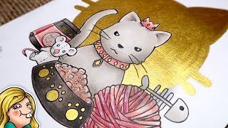 KING KITTY - Copic Marker Illustration
