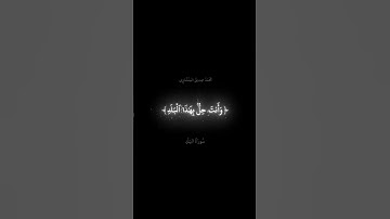 سورة البلد | محمد صديق المنشاوي #قرآن #قرآن_كريم #سورة #البلد #المنشاوي