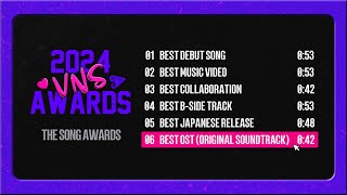[#2024VNSAWARDS] Nominees | Best OST (Official Soundtrack) | Visually Not Shy 2024