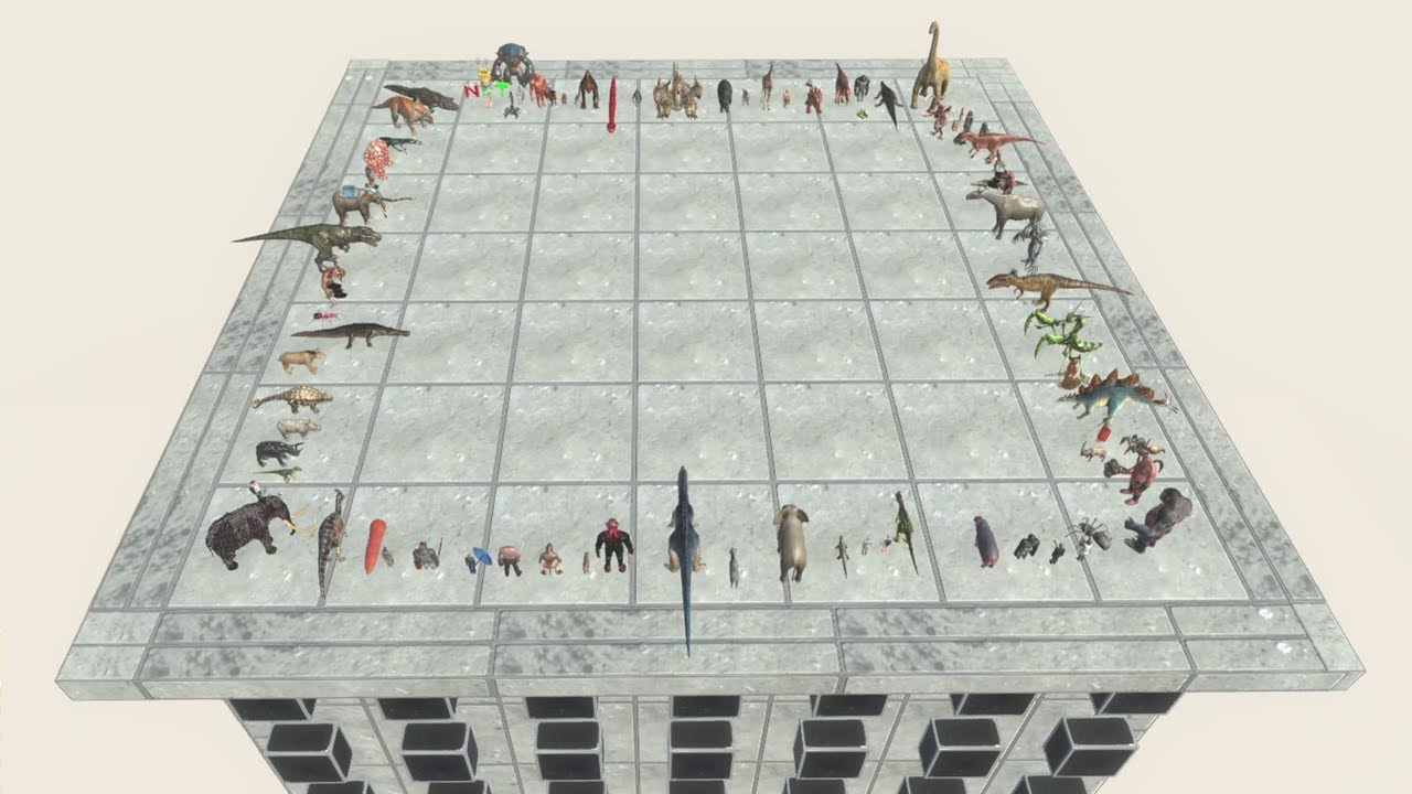 ARBS Battle Royal. The strongest battle of 106 units Patt2! - Animal Revolt Battle Simulator