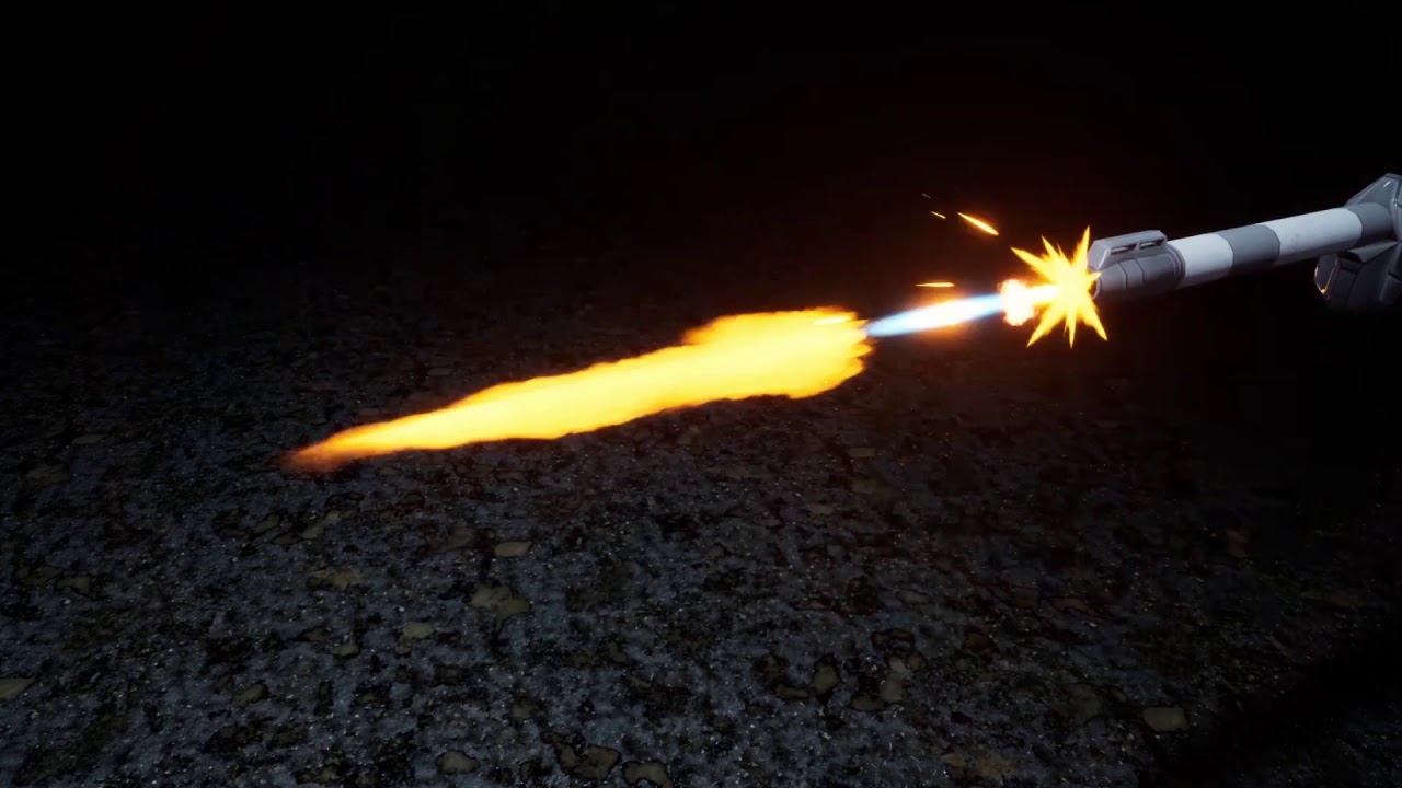 muzzle flash in unreal Engine - YouTube