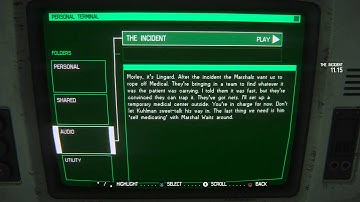 Alien: Isolation - The Outbreak: (After Trauma Kit) "Tape Off the Scene" Audio Log, Map Updated PS4