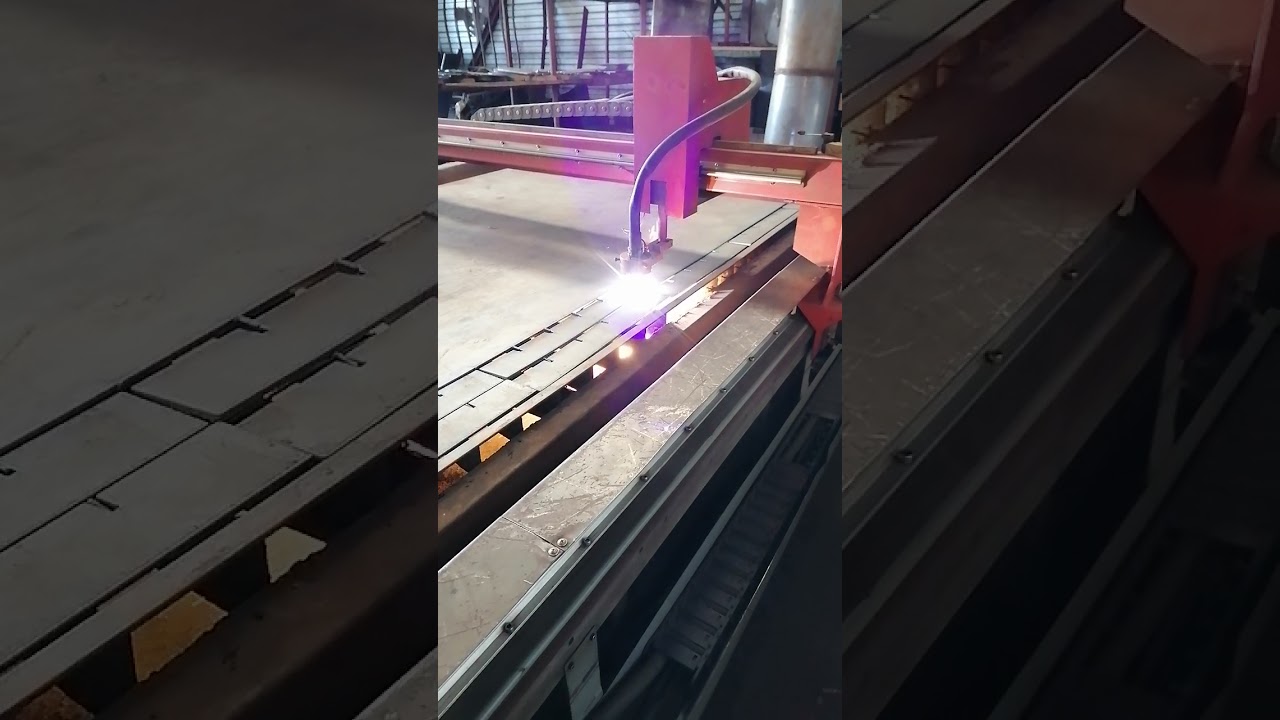 резка плазмой - YouTube