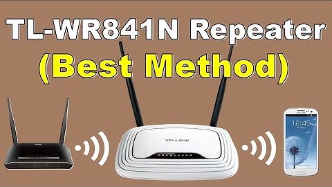 How to Use TP-Link Router as a WiFi Repeater [TL-WR841N]