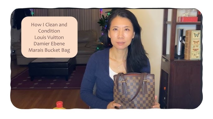 ❤REVIEW - Louis Vuitton Marais Bucket Bag Damier Ebene 