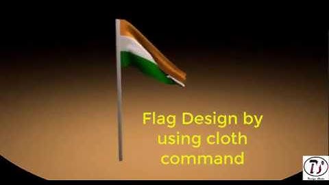 Easy Tutorial - How to Animate 3D Flag Using cloth command in  3ds Max