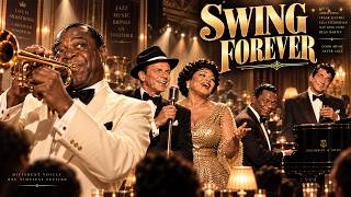 Frank Sinatra, Dean Martin, Ella Fitzgerald & Nat King Cole — Greatest Midnight Jazz Atmosphere