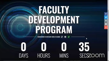 Free Faculty Development Programme