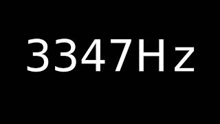 Speaker Sound Test 3347Hz
