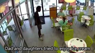 Dad Protects His Kids