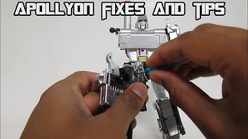 X-Transbots Master X Series MX-I  Apollyon (Megatron) Fixes and Tips