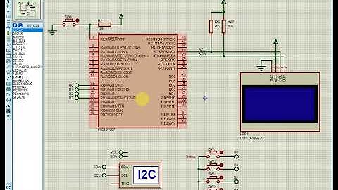 PIC16F887 SH1106 I2C OLED Display Example using XC8