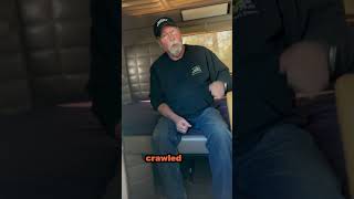How I Nearly Died In The Bunk of My Truck! #shorts